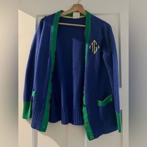 Kids Blue and Green Cardigan